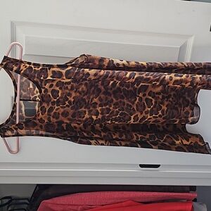 Leapord print blouse